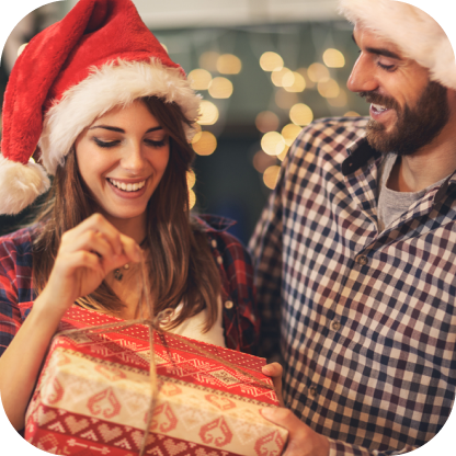 To lavish gifts on smb